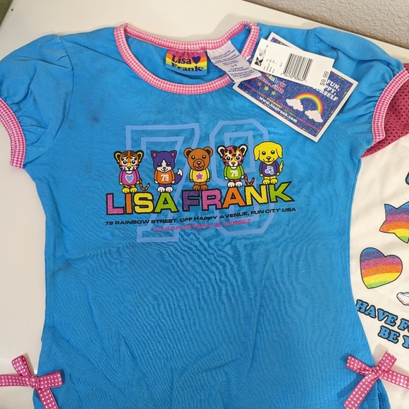 Lisa frank dead stock authentic vintage 90's kids t shirt bundle - Picture 5 of 7